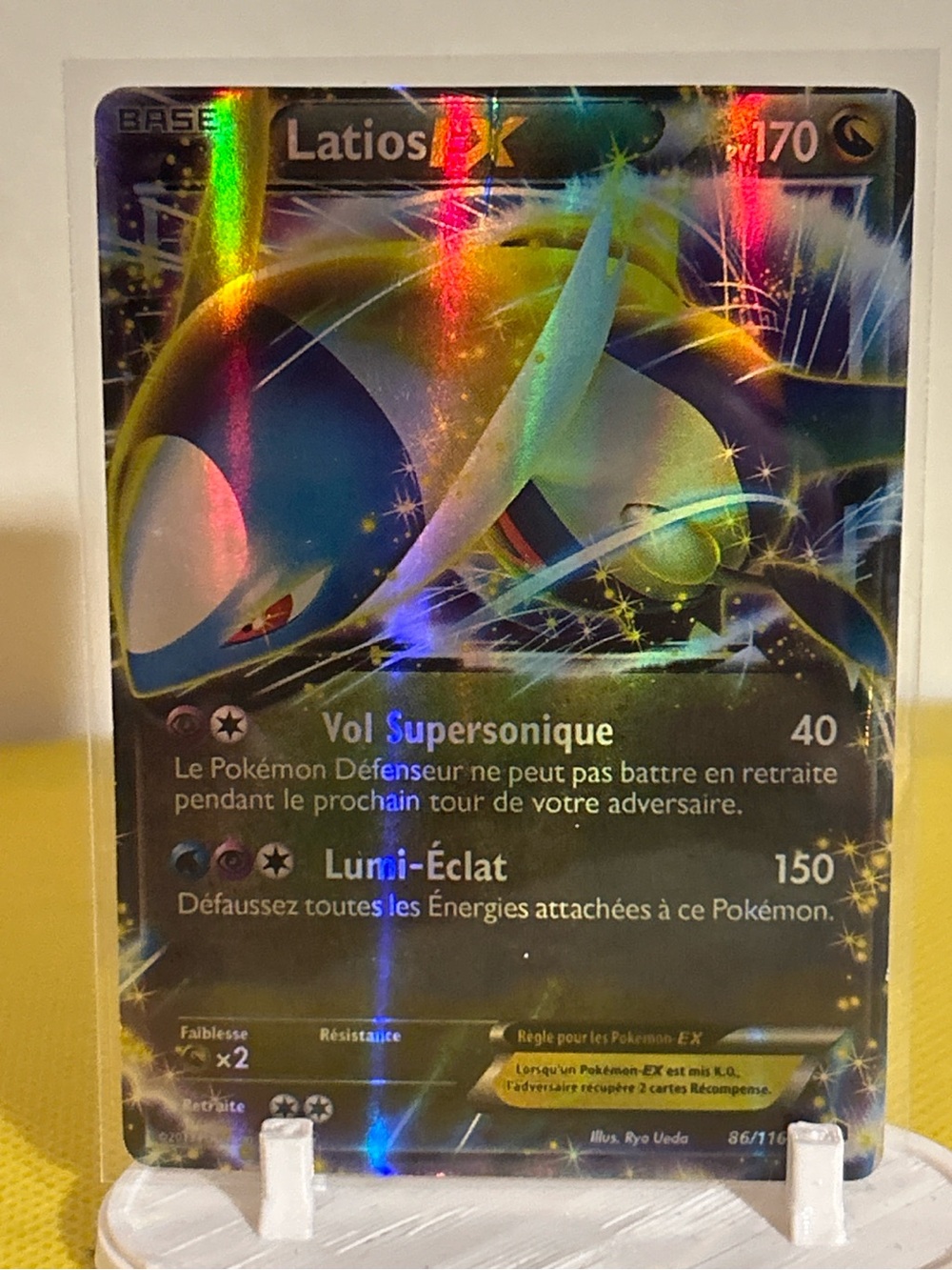 Pokemon TCG Latios EX 86/116 – Glaciation Plasma – French – 2013